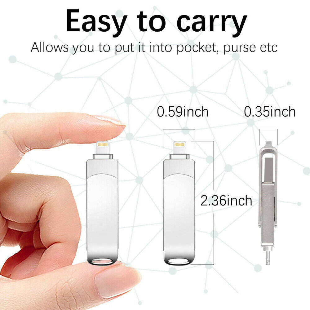 High-Capacity USB 3.0 OTG Flash Drive