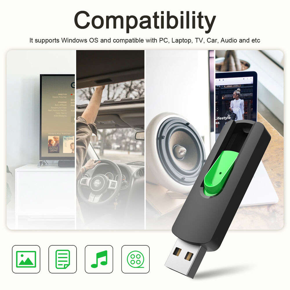 Enhanced Storage with Retractable USB 2.0 Flash Drive