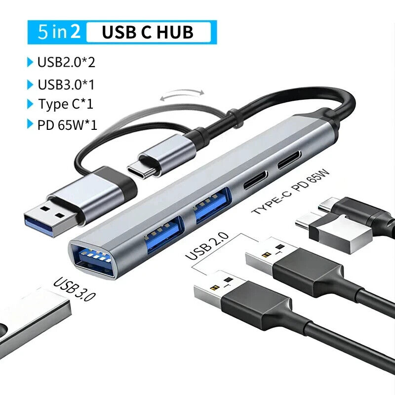 USB-C Multi-Port Docking Station with Enhanced Connectivity