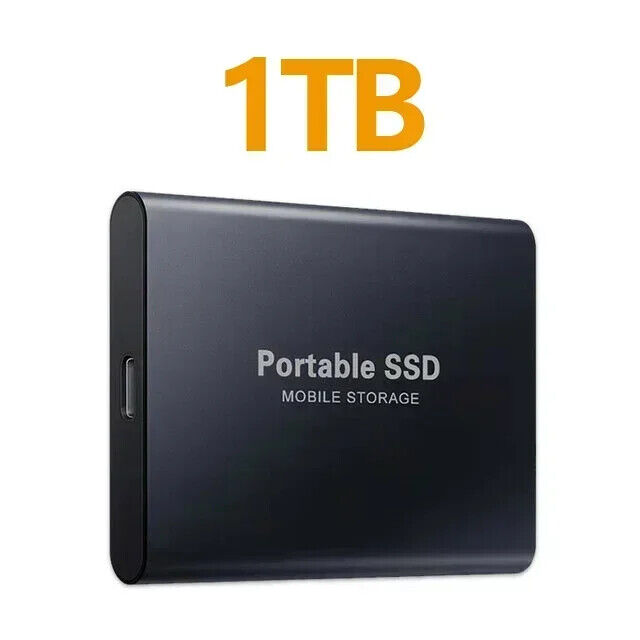 1TB High-Speed USB 3.1 Type-C External SSD - Portable Storage Solution