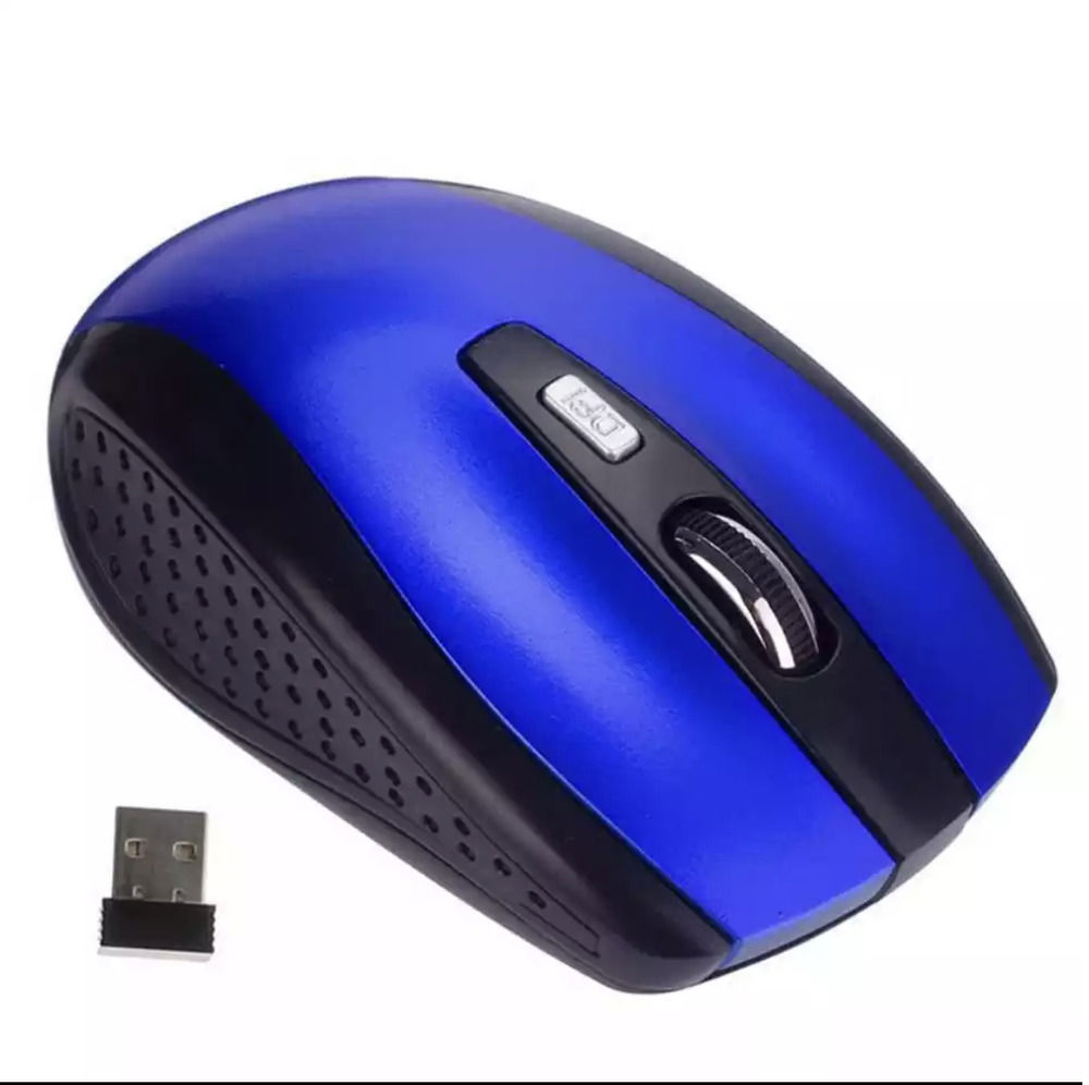 2.4GHz Wireless Optical Mouse with Adjustable DPI and Ergonomic Design