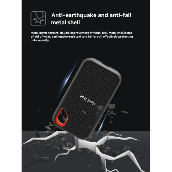4TB M.2 Portable SSD - High-Speed Data Transfer with USB 3.1 Type-C