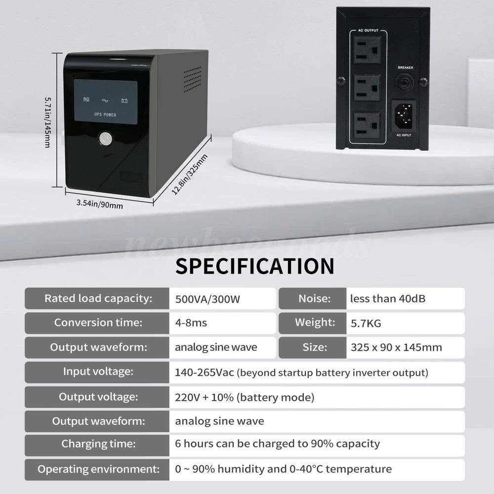 300W UPS Power Backup with Built-in Battery