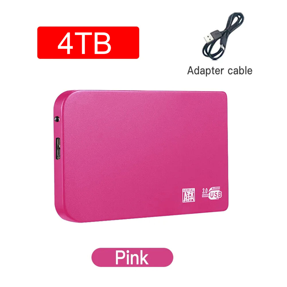Enhanced Storage with 1/2/4TB USB 3.0 External Hard Drive