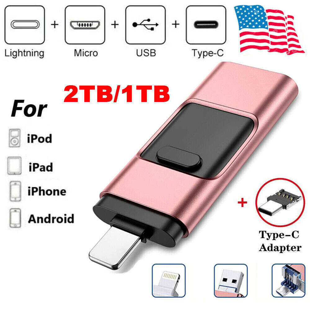 All-in-One 4in1 USB 3.0 Flash Drive - High-Speed Storage for All Your Devices