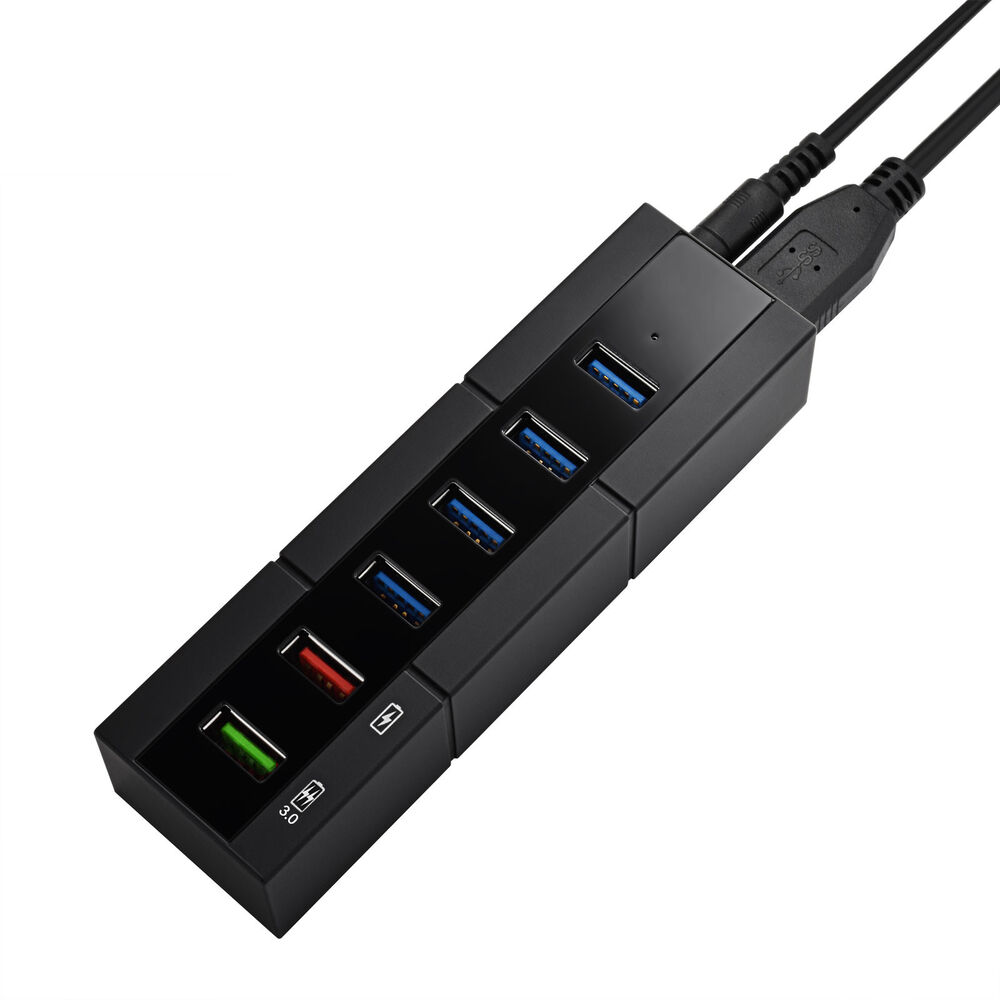 6-Port USB 3.0 Hub with Switcher for Enhanced Connectivity