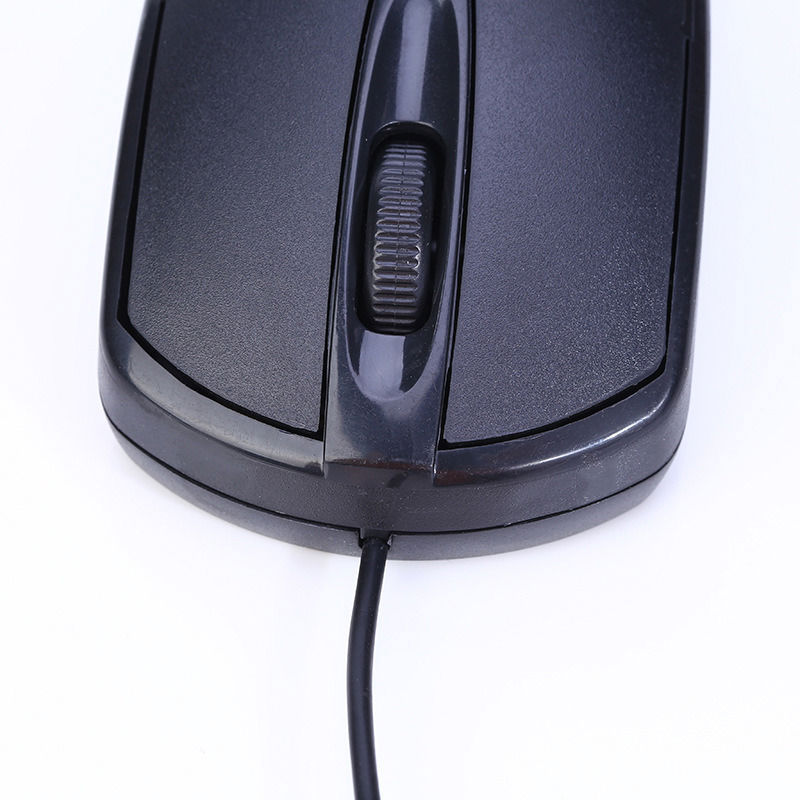 Ergonomic High-Precision USB 2.0 Wired Optical Mouse with Scroll Wheel