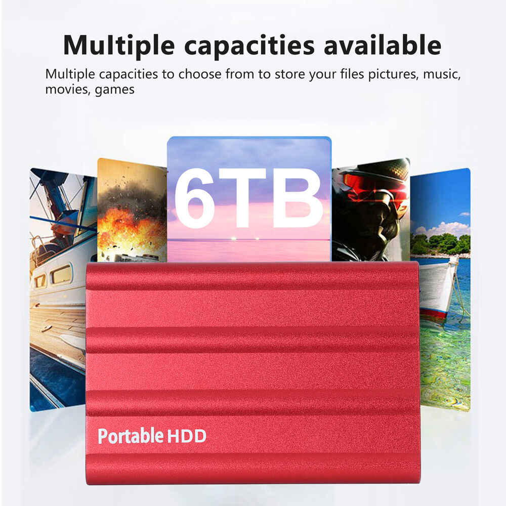 High-Capacity USB 3.0 External Hard Drive - Versatile Storage for All Devices