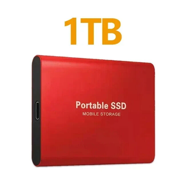 1TB High-Speed USB 3.1 Type-C External SSD - Portable Storage Solution