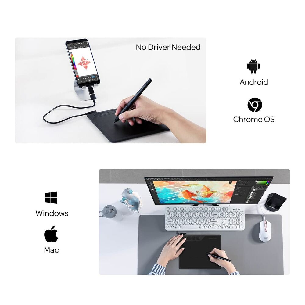 GAOMON S620 6.5" x 4" Professional Drawing Tablet with 8192 Pressure Sensitivity