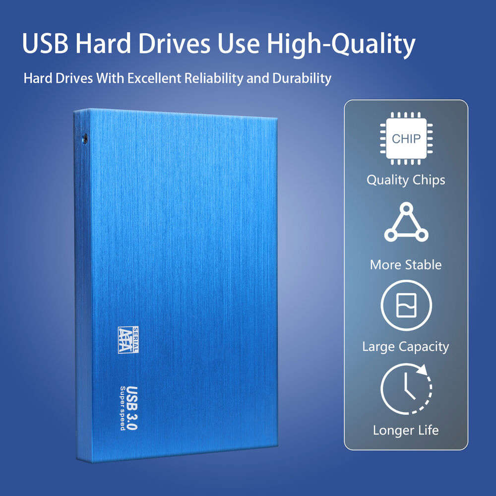 Ultra-Fast Portable External HDD Hard Disk Drive