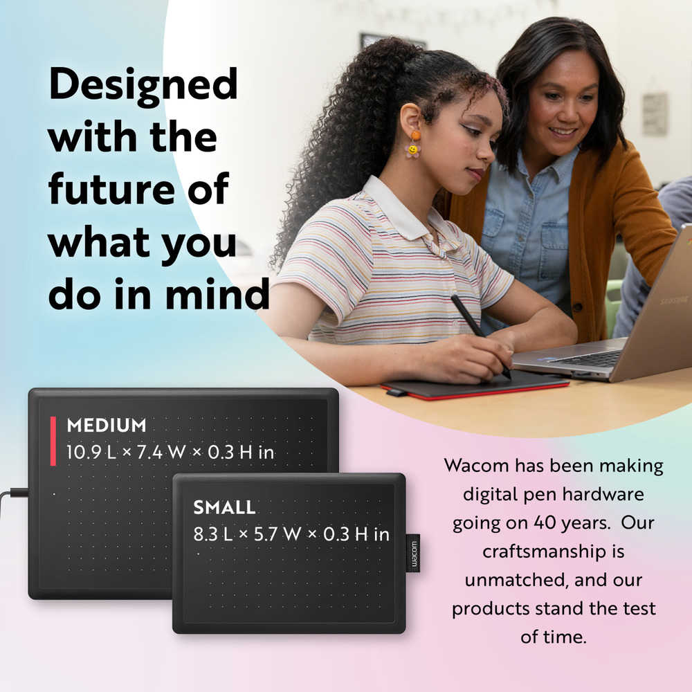 Wacom One Medium Graphics Drawing Tablet - Enhanced Creativity