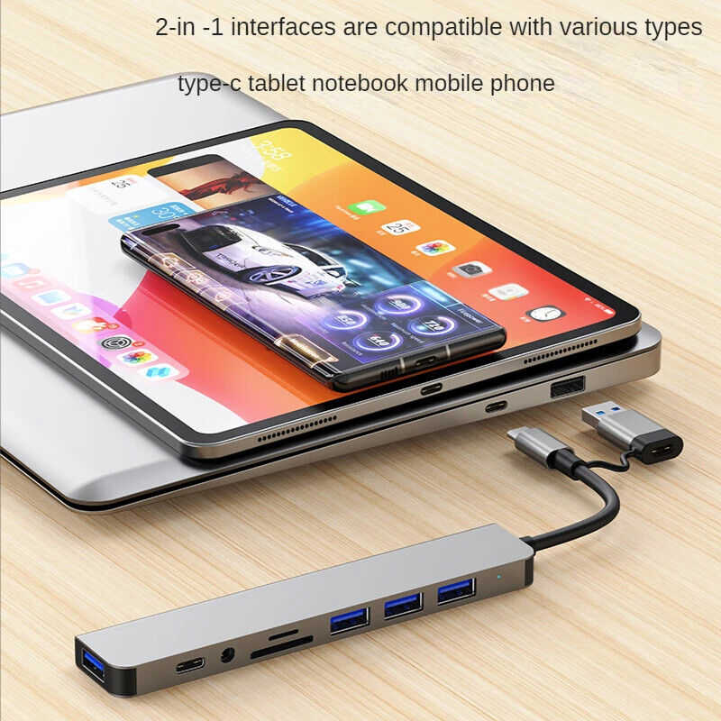USB-C Multi-Port Docking Station with Enhanced Connectivity