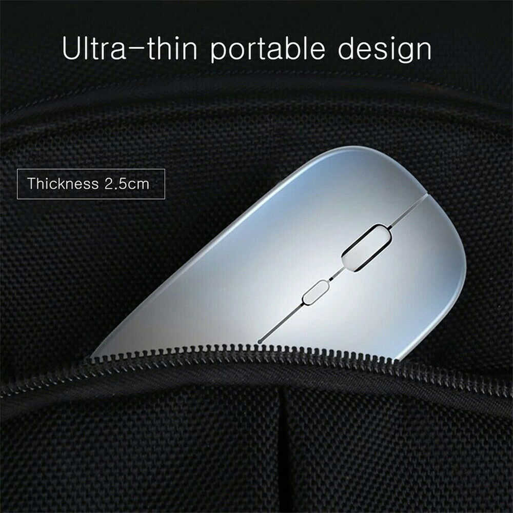 2.4GHz Wireless Optical Mouse with RGB Backlight and Rechargeable Battery