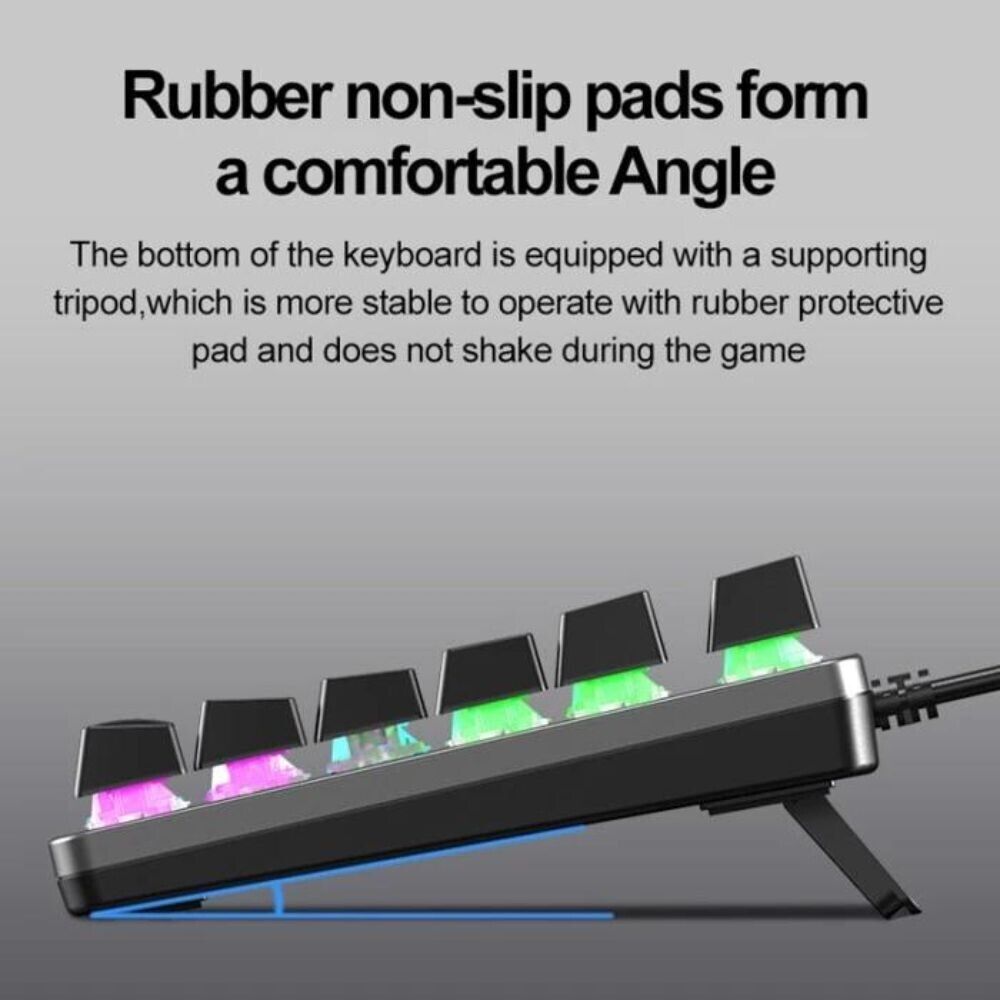 Altec Lansing ALGK8404 Wired Mechanical Gaming Keyboard with Customizable RGB