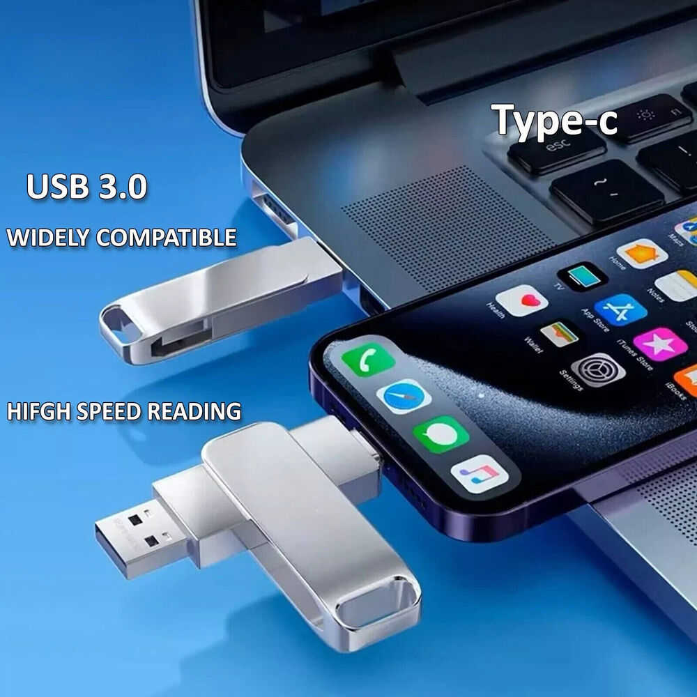 Ultra-Fast High-Capacity USB 3.2 Flash Drive - 2TB to 64TB