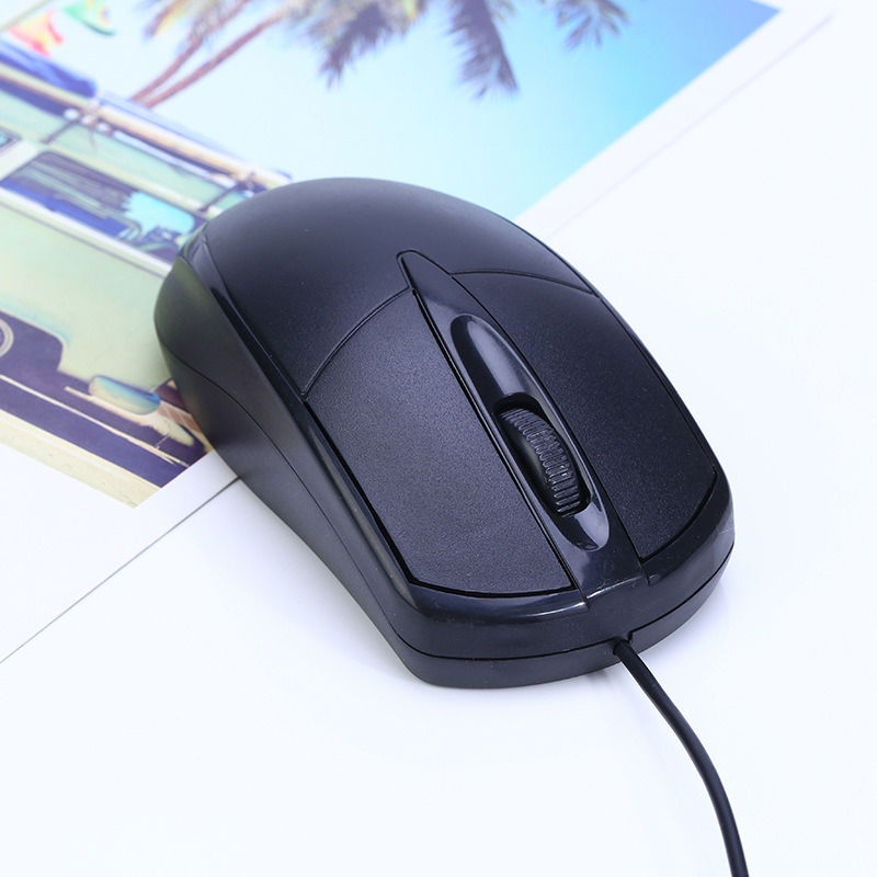 Enhanced Precision USB 2.0 Wired Optical Mouse with Scroll Wheel