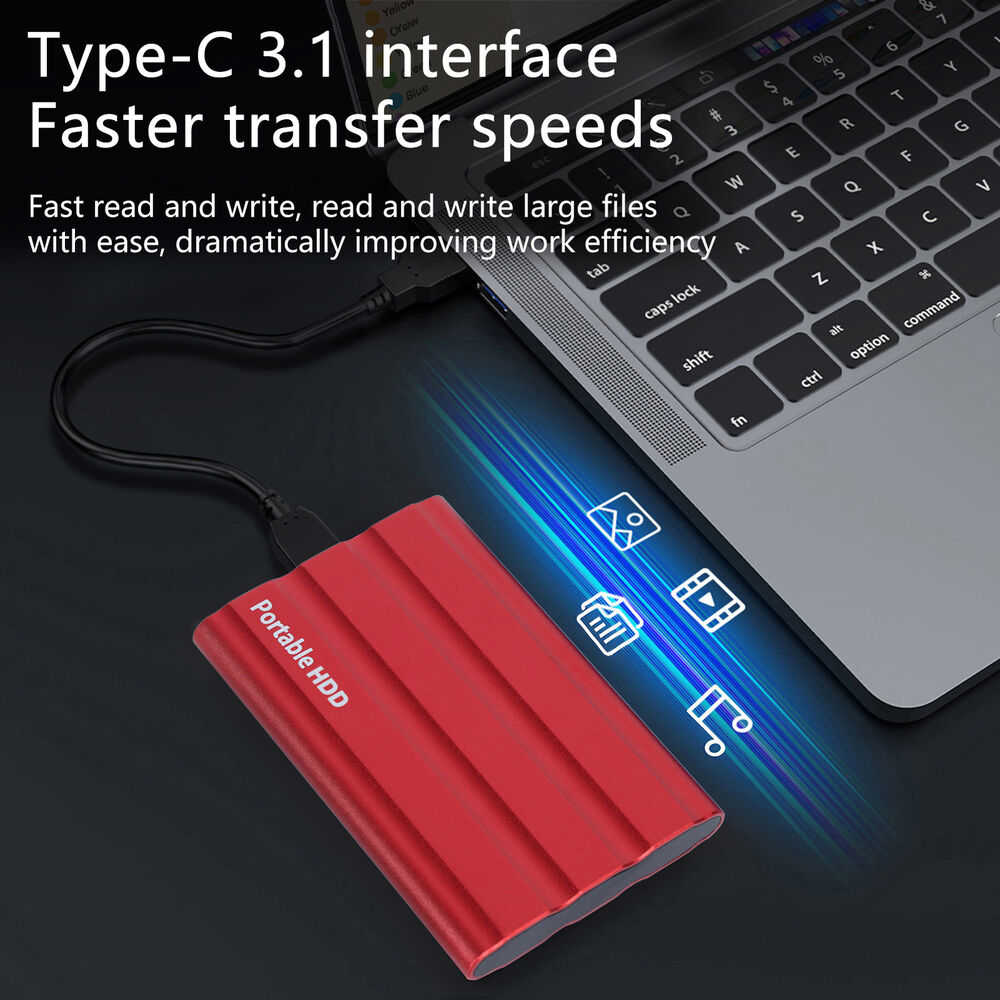 High-Capacity USB 3.0 External Hard Drive - Versatile Storage for All Devices