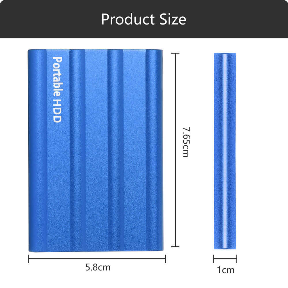 High-Capacity USB 3.0 External Hard Drive - Versatile Storage for All Devices
