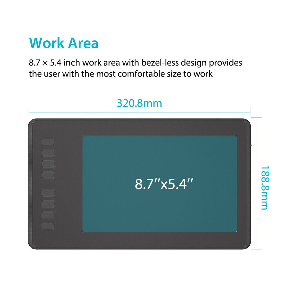 Huion H950P Digital Art Tablet with 8192 Pressure Sensitivity