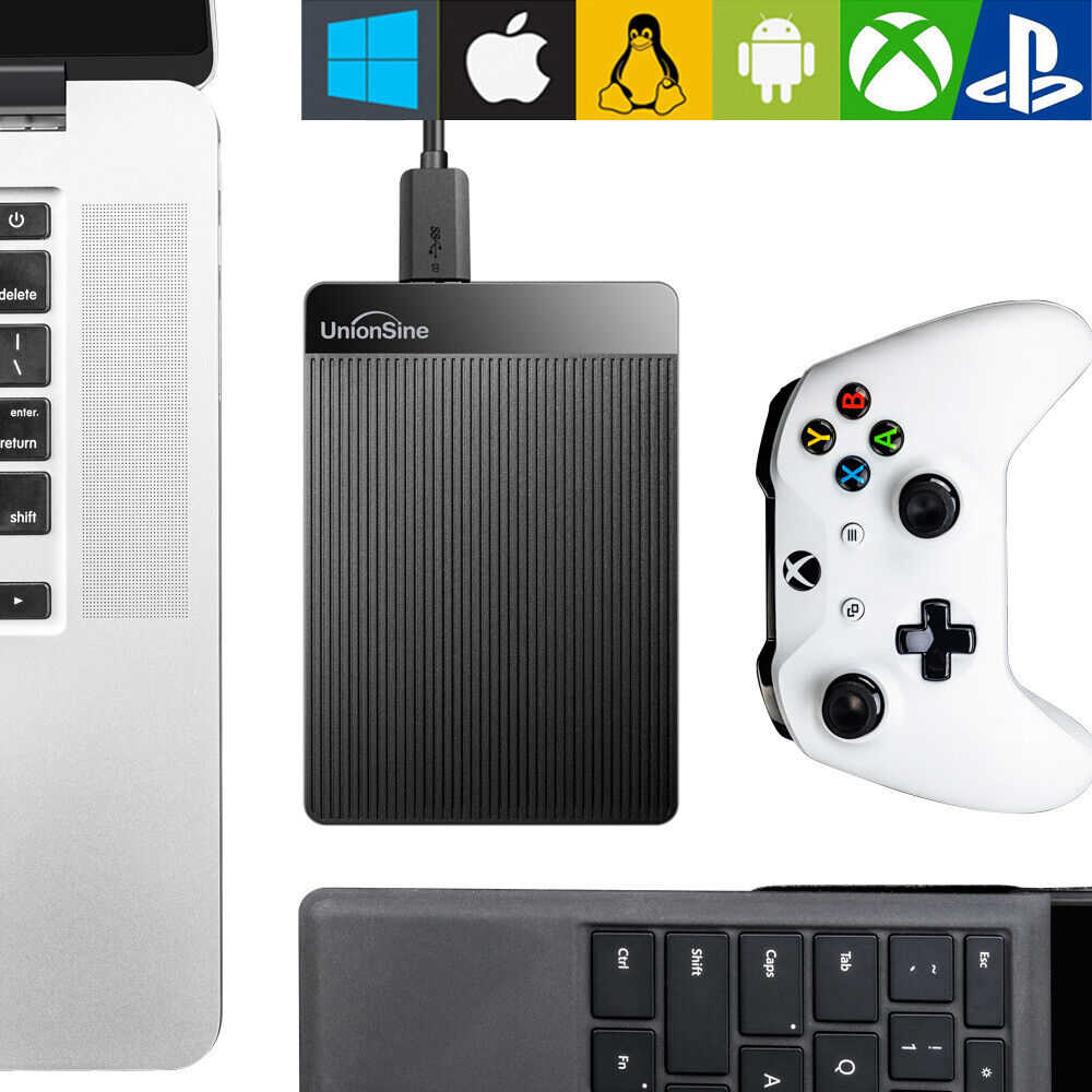 Enhanced Gaming Storage: 1TB/2TB Portable External USB 3.0 HDD for Consoles