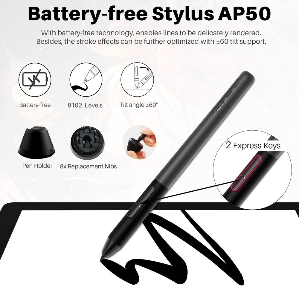 13.3 Inch Professional Graphic Tablet with Full-Lamination Display | GAOMON PD1320
