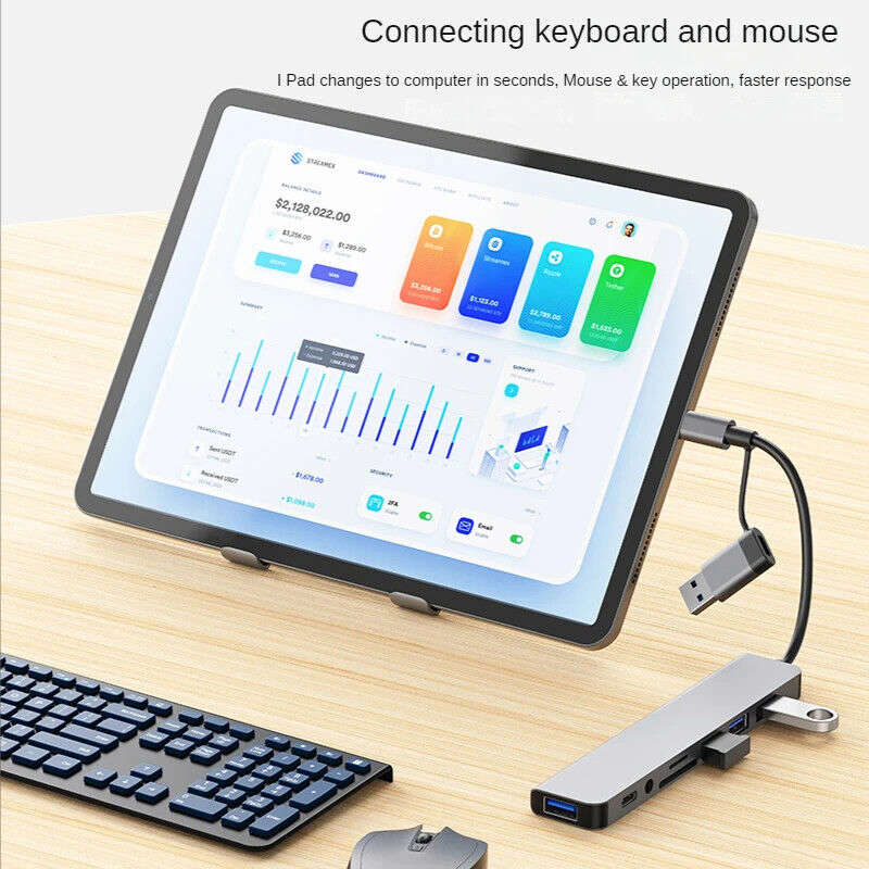 USB-C Multi-Port Docking Station with Enhanced Connectivity