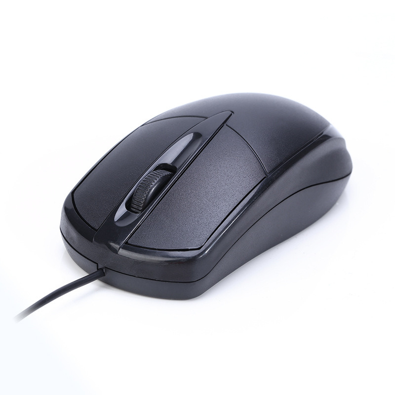 Ergonomic High-Precision USB 2.0 Wired Optical Mouse with Scroll Wheel