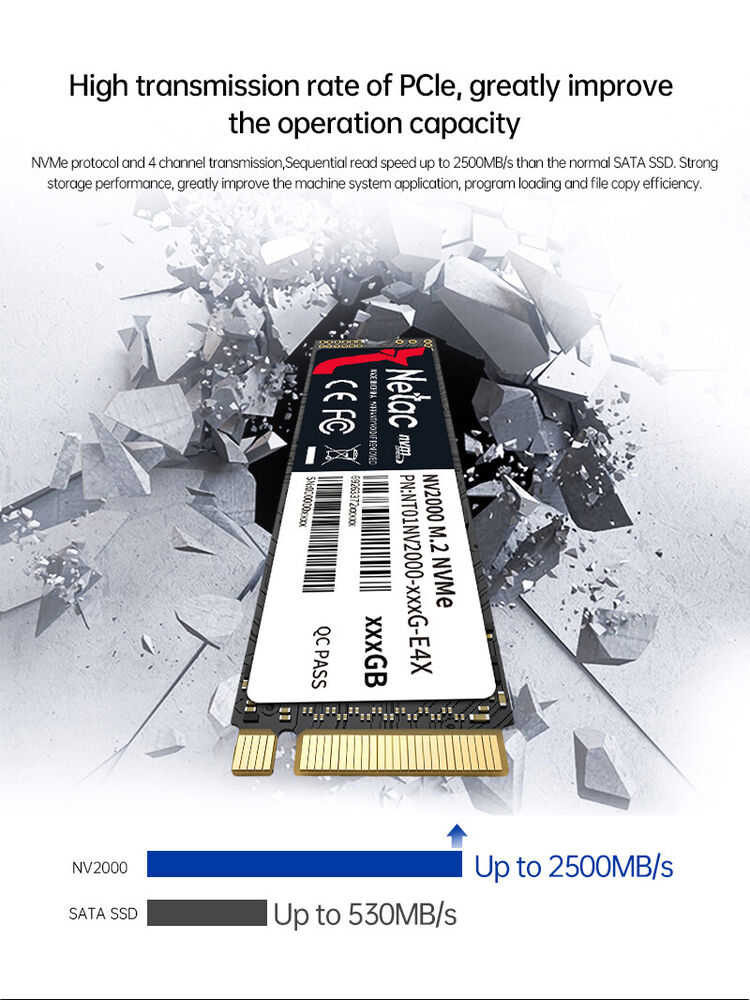 Netac 1TB M.2 NVMe SSD - High-Speed, High-Capacity Storage