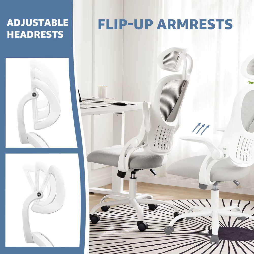 Ergonomic Breathable Mesh Office Chair with Adjustable Features
