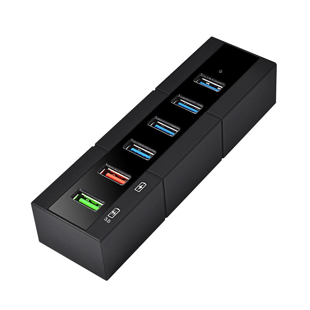 6-Port USB 3.0 Hub with Switcher for Enhanced Connectivity