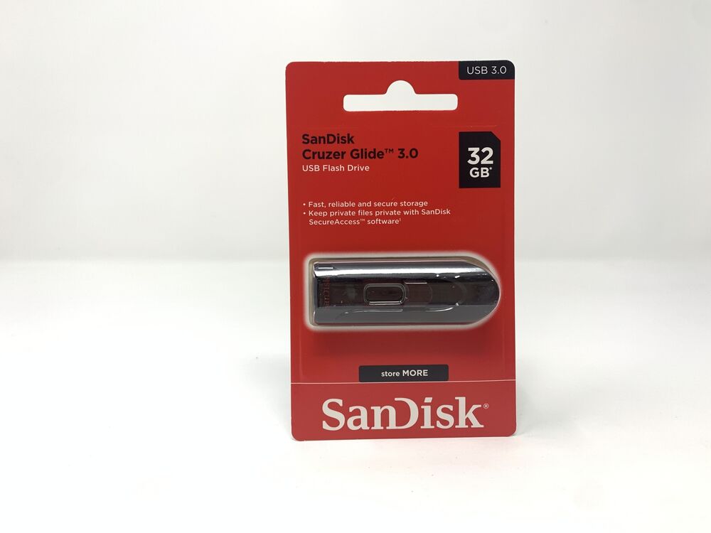 SanDisk Cruzer Glide 32GB USB 3.0 Flash Drive - High-Speed Data Storage