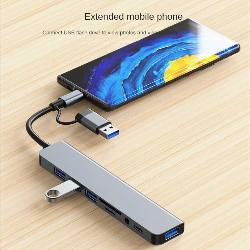 USB-C Multi-Port Docking Station with Enhanced Connectivity