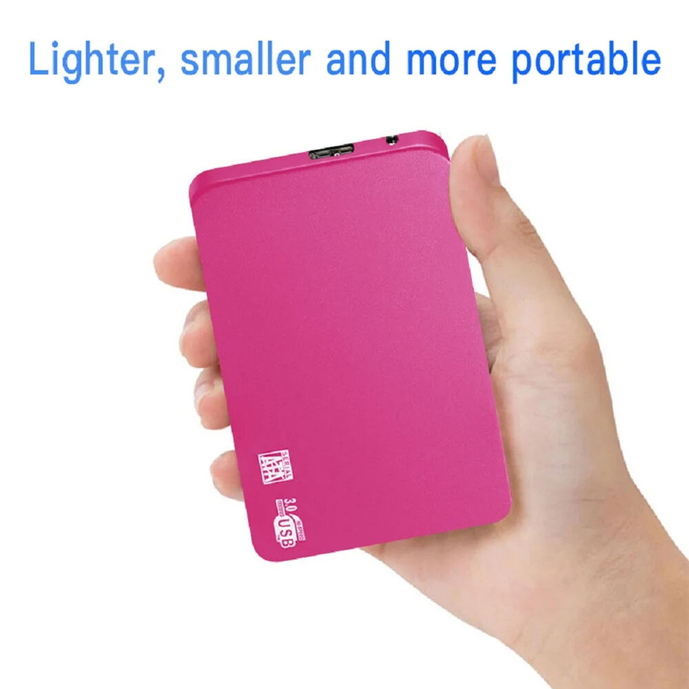 Enhanced Storage with 1/2/4TB USB 3.0 External Hard Drive