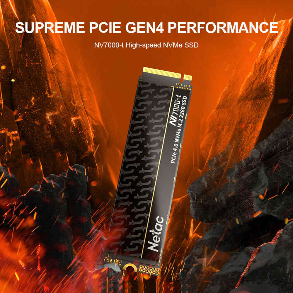 Netac High-Speed PS5 SSDs - 4TB & 2TB PCIe 4.0 NVMe Storage