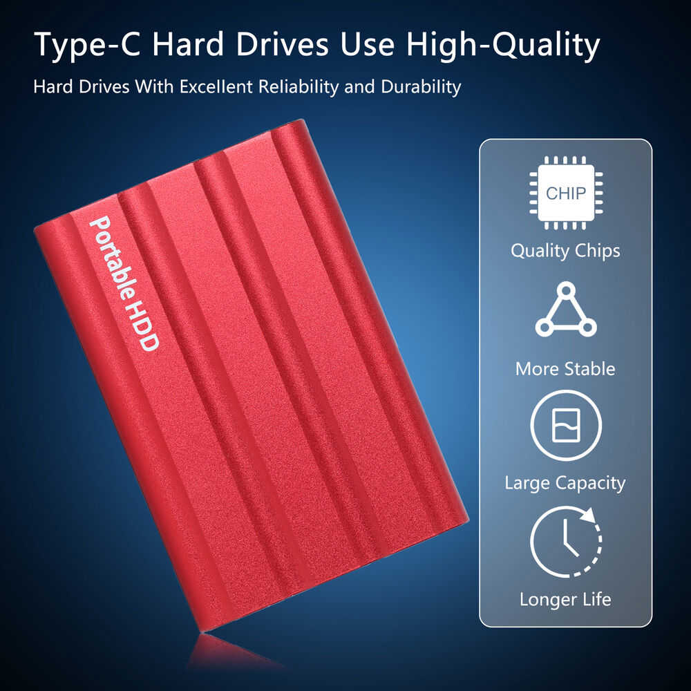 High-Capacity USB 3.0 External Hard Drive - Versatile Storage for All Devices