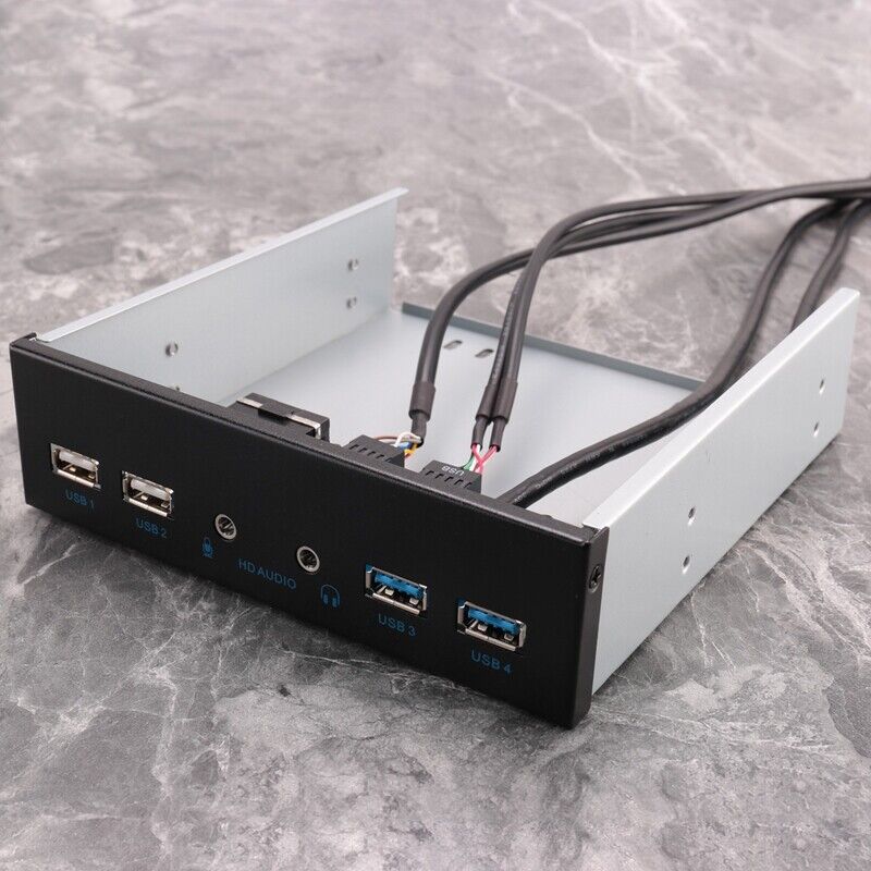 5.25 Inch USB 3.0 Front Panel Hub for Enhanced Connectivity