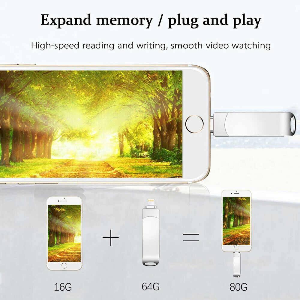 High-Capacity USB 3.0 OTG Flash Drive