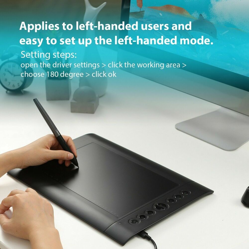 HUION H610 PRO V2 Graphics Tablet - 10x6.25" Professional Drawing Tablet