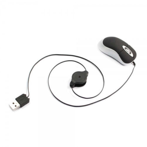 Ultra-Portable Retractable USB Optical Mouse
