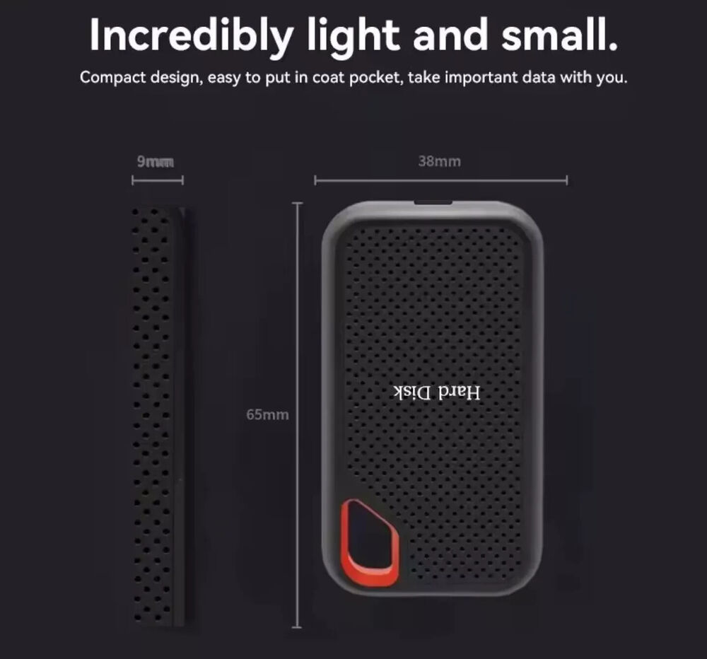 4TB M.2 Portable SSD - High-Speed Data Transfer with USB 3.1 Type-C