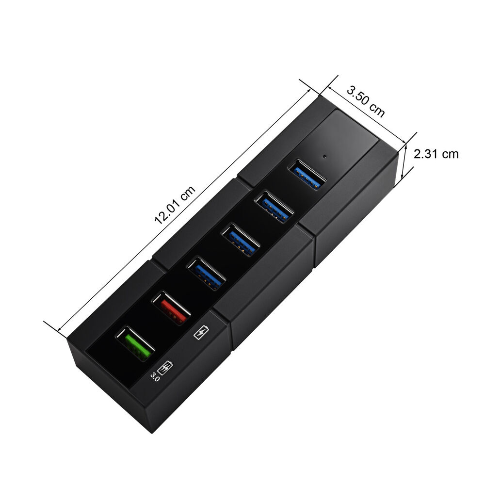 6-Port USB 3.0 Hub with Switcher for Enhanced Connectivity