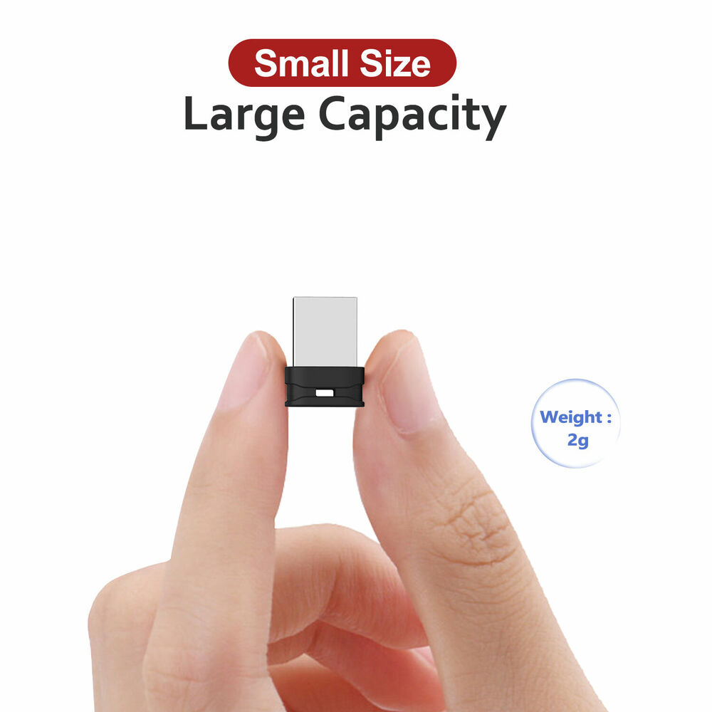 Enhanced Storage Mini USB 2.0 Flash Drive - 32GB/64GB