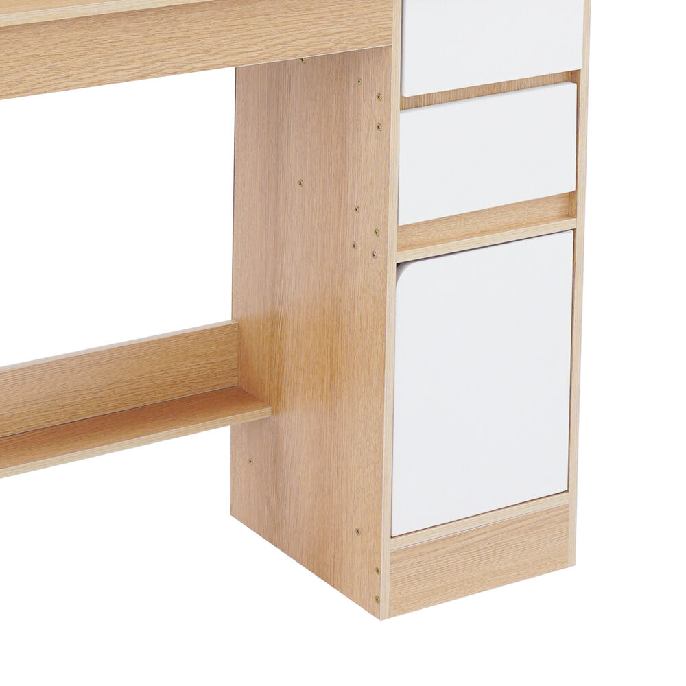 Stylish Oak Multipurpose Home Office Desk