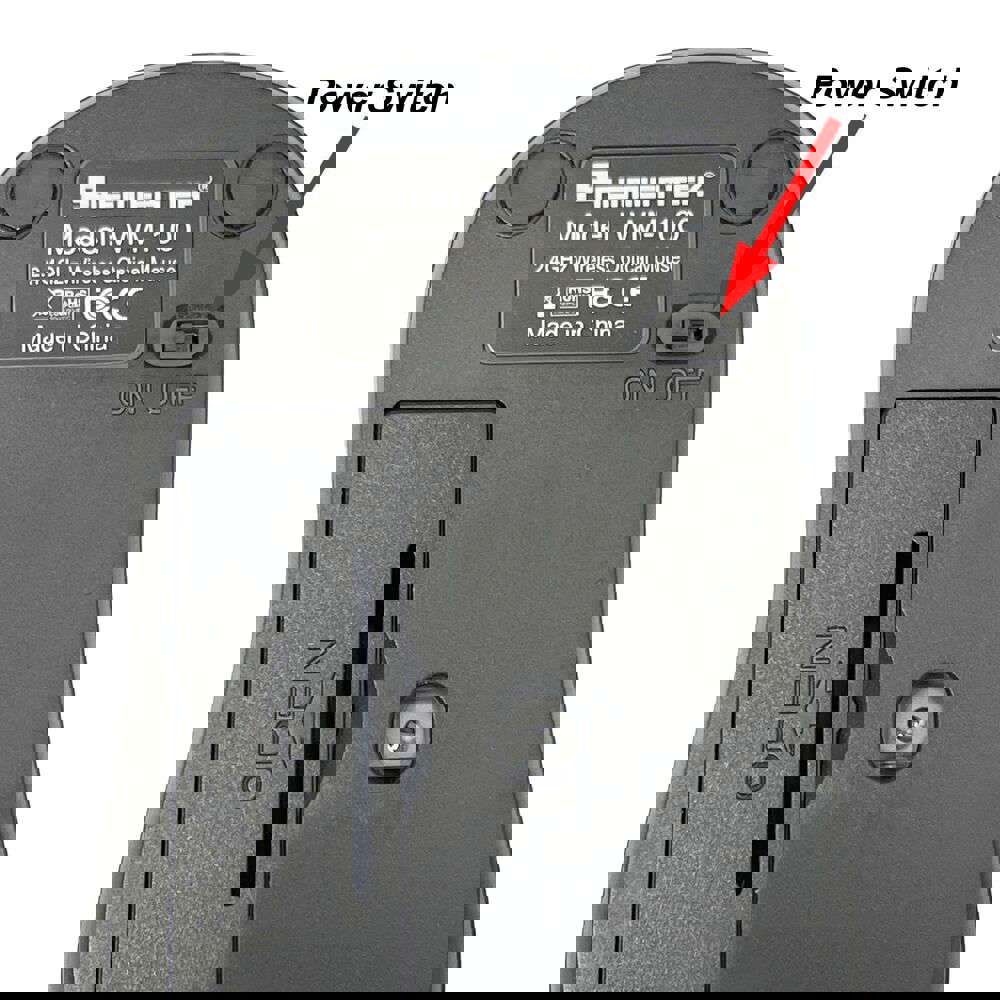 2.4GHz Wireless Optical Mouse with USB Receiver