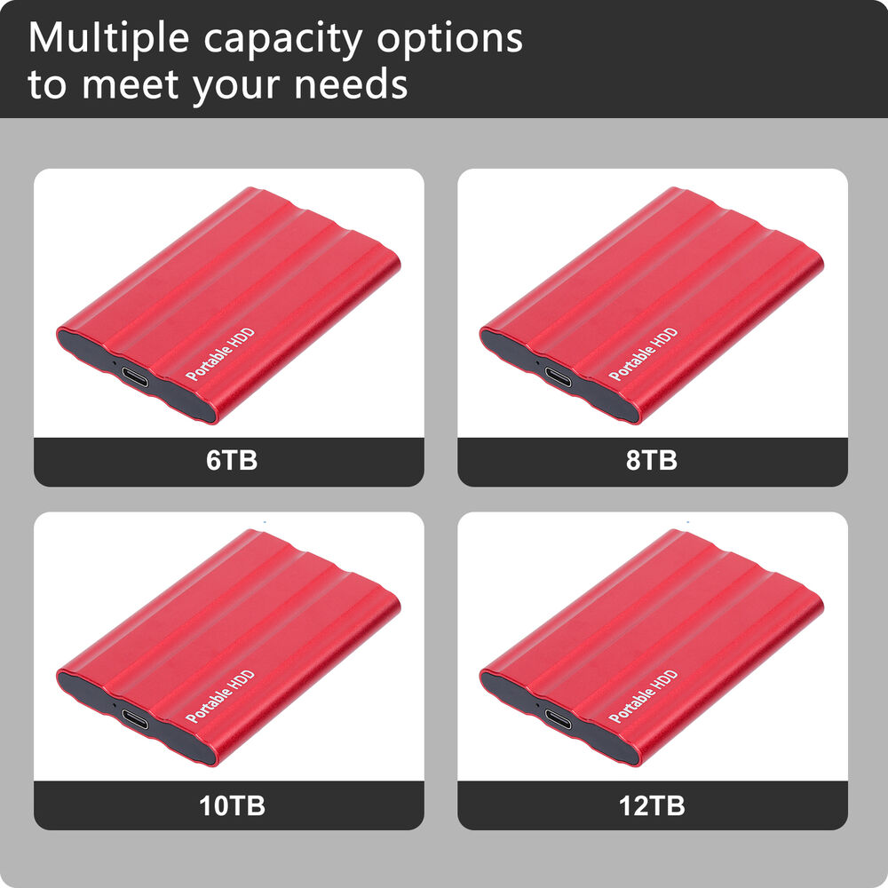 High-Capacity USB 3.0 External Hard Drive - Versatile Storage for All Devices