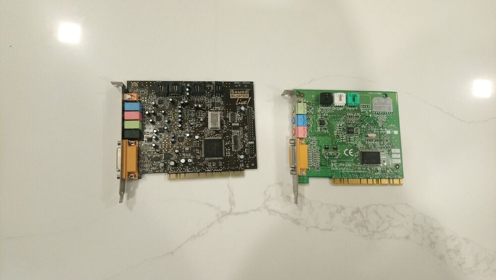 Retro Gaming Audio Upgrade Bundle: Sound Blaster PCI & Aztec ISA Sound Cards