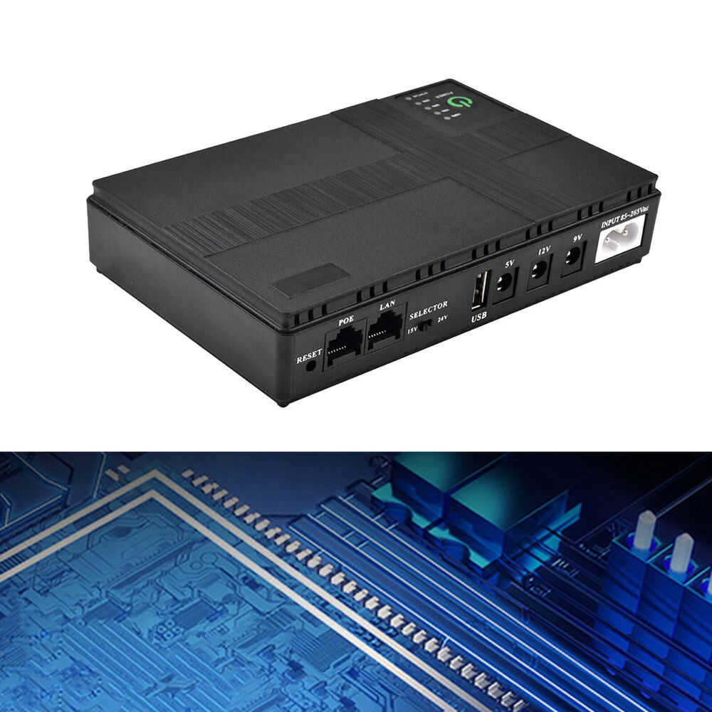 10400mAh Portable UPS Battery Backup for Home Security