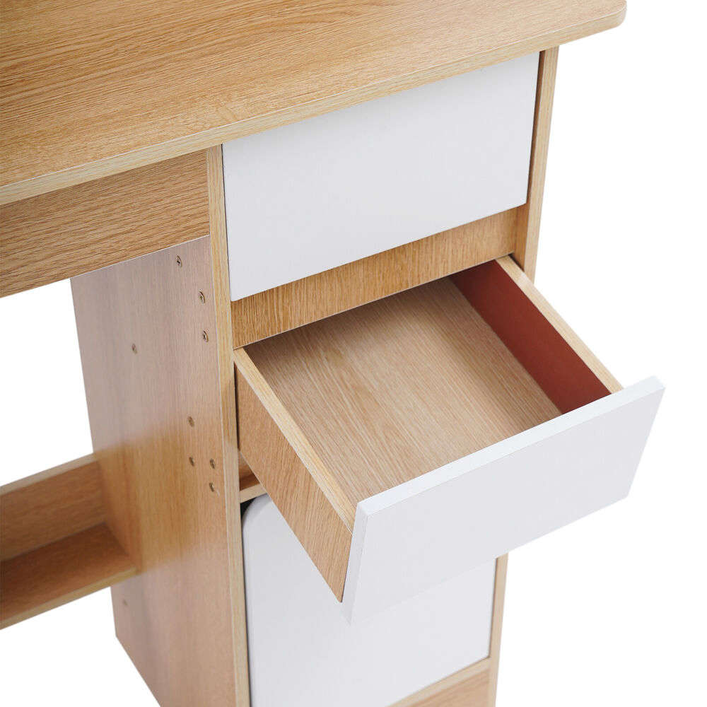 Stylish Oak Multipurpose Home Office Desk