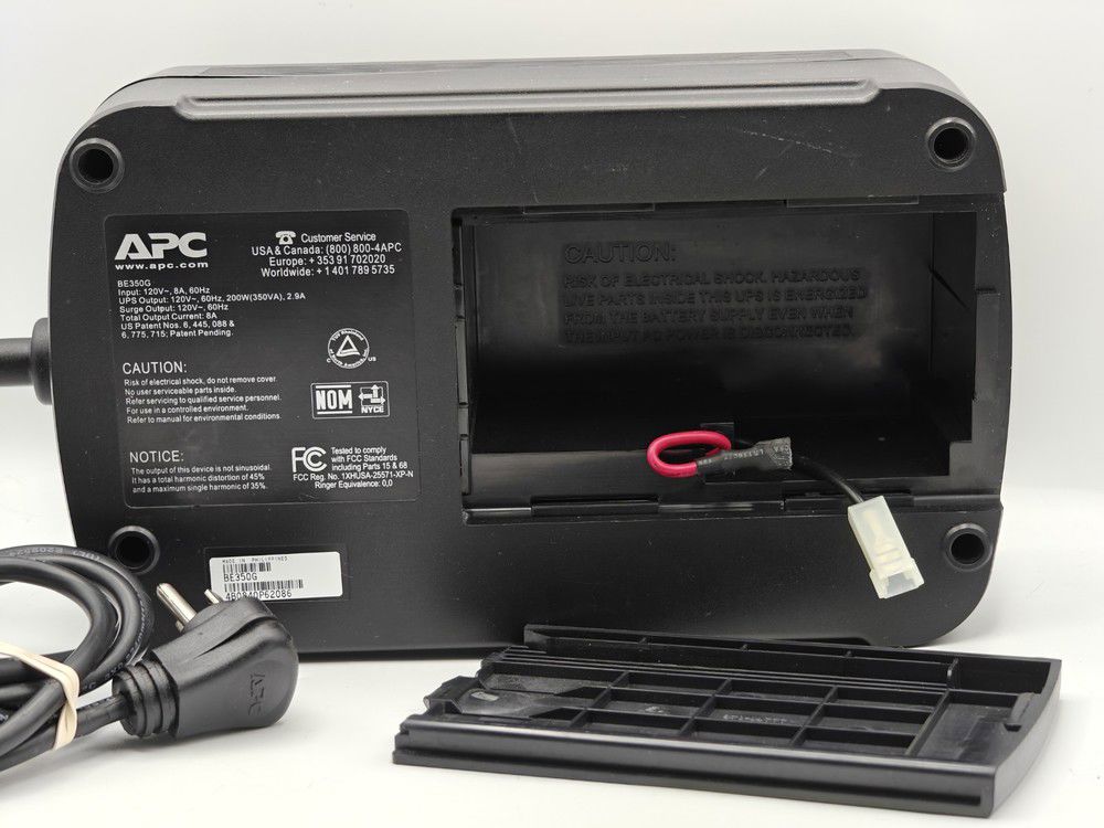 APC Back-UPS ES 350, 6-Outlet Surge Protector without Battery
